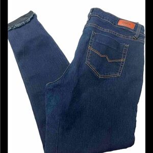 Premium Denim Wear Women’s Blue Jeans Size 17 XL Zip Up, Skinny,